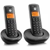 Motorola E202 bezdrôtová stolová telefónna súprava 2 ks, čierna thumbnail