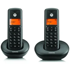 Motorola E202 bezdrôtová stolová telefónna súprava 2 ks, čierna