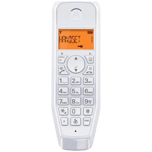 Motorola S1202 súprava bezdrôtových telefónov 2 ks, biela - 2