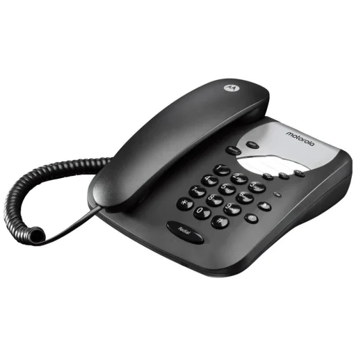 Motorola CT1 čierny šnúrový telefón - 2