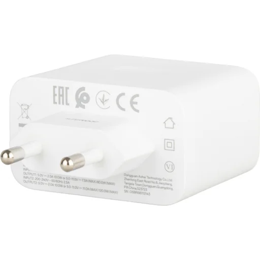 Sieťová nabíjačka OnePlus, 120W, 1 x USB-A, biela - 4