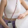 Tech-Protect C10S Rope Crossbody & Wrist púdrová ružová/titánová thumbnail