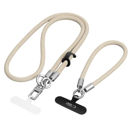 Tech-Protect C10S Rope Crossbody & Wrist púštna béžová/titán - 1