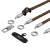Tech-Protect C10S Rope Crossbody a pútko na zápästie orechovo hnedá / titán thumbnail