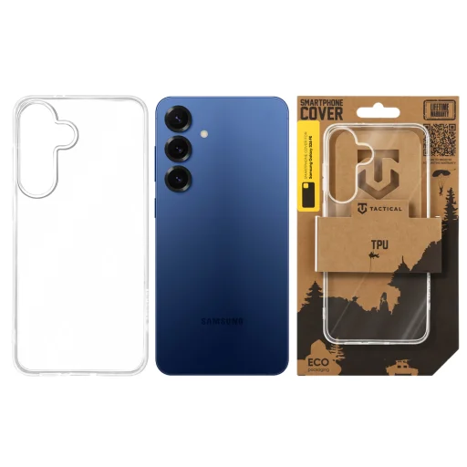 Tactical TPU puzdro pre Samsung Galaxy S26 FE, priehľadné - 3