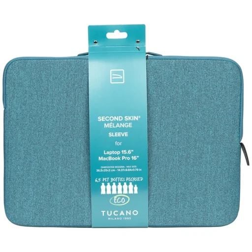 Tucano Melange Sleeve 15,6" laptop táska égszínkék - 9