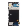 LCD kijelző + Érintőegység + Előlapi keret Samsung A515 Galaxy A51 Fekete TFT thumbnail