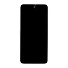LCD kijelző + Érintőegység + Előlapi keret Samsung A515 Galaxy A51 Fekete TFT