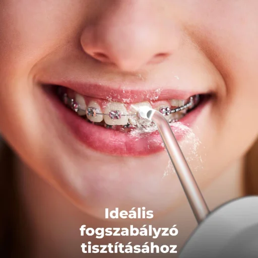AENO ADI0001 DI1 szájzuhany, akkumulátoros, 4 tisztítási mód, 200ml-es víztartály, memória, LED kijelző, IPX7 - 11