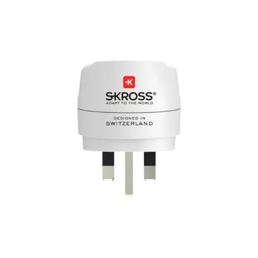 SKROSS 1.500230C-E cestovný adaptér, "Europe to UK", max. 1750 W, 7 A - 6