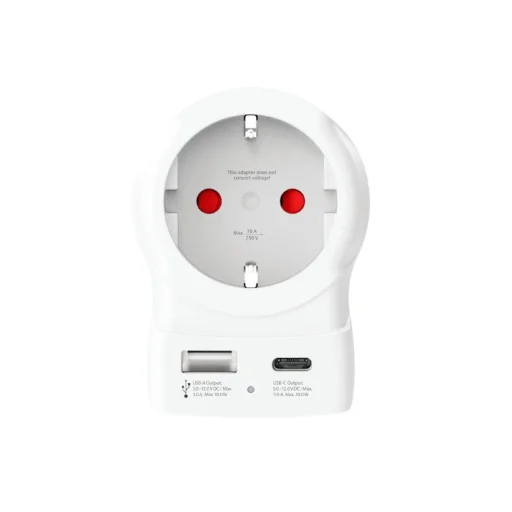 SKROSS 1.500283-E cestovný adaptér, "Europe to UK", USB-C + USB-A 20W PD, rýchle nabíjanie - 2