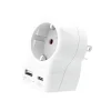 SKROSS 1.500284-E cestovný adaptér, "Europe to USA", USB-C + USB-A 20W PD, rýchle nabíjanie thumbnail