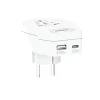SKROSS 1.500295-E cestovný adaptér, "World to Europe", USB-C + USB-A 20W PD rýchlonabíjanie thumbnail