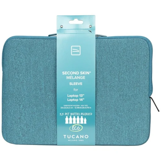 Tucano Melange Sleeve taška na notebook 13"/14" svetlomodrá - 9