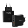 Blavec sieťová nabíjačka BC-11 GaN - USB + 2xType C - QC PD 65W 3A (TCBC11G-U2CB653A) čierna thumbnail