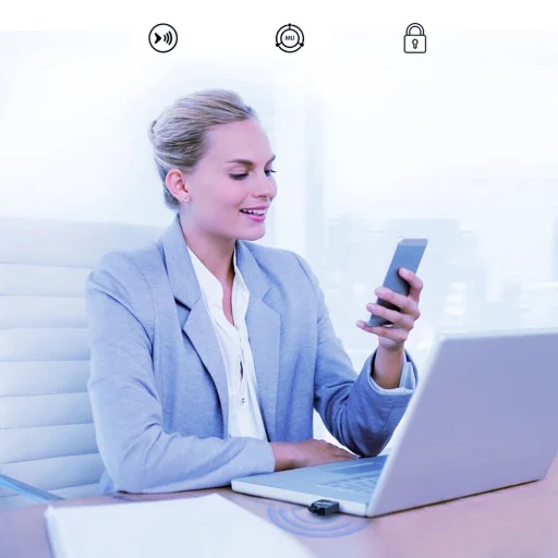 Wozinsky kétsávos USB Wi‑Fi 6 adapter Bluetooth 5.4-gyel - fekete - 7