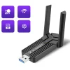 Wozinsky dvojpásmový bezdrôtový adaptér USB 3.0 WiFi 6 - čierny thumbnail