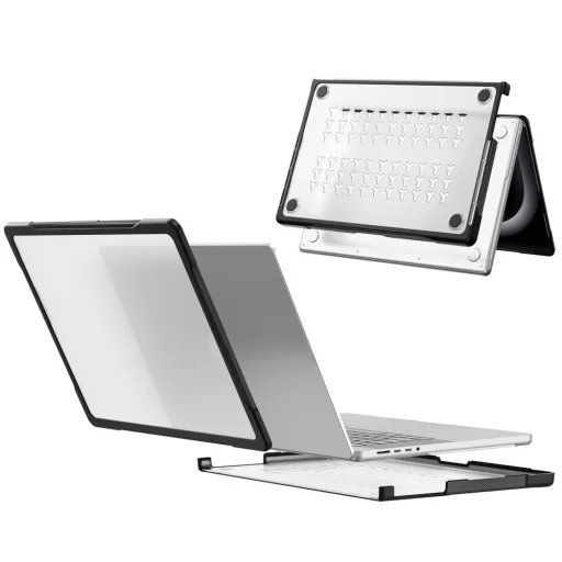 Apple MacBook Pro 16 (2021-2026) Tech-Protect Velar tok fekete/matt átlátszó - 5