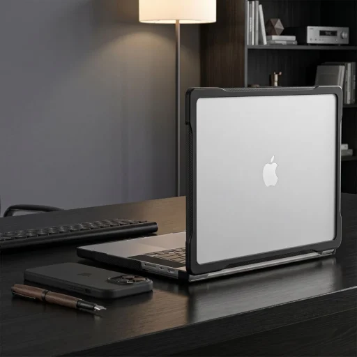 Apple MacBook Pro 16 (2021-2026) Tech-Protect Velar tok fekete/matt átlátszó - 9
