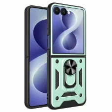 Samsung Galaxy Z Flip8 Zelené puzdro Techsuit - séria CamShield