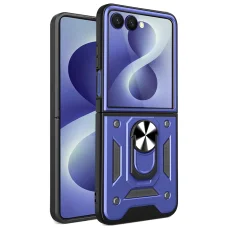 Samsung Galaxy Z Flip8 Kék Techsuit - CamShield Series tok