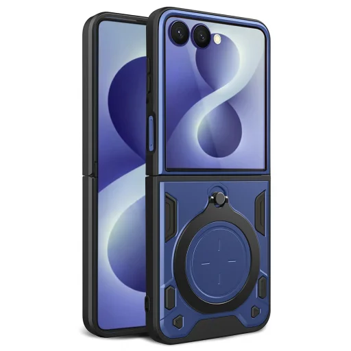Samsung Galaxy Z Flip8 Kék Techsuit CamGuard Pro tok - 1