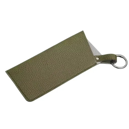 Puzdro na okuliare Techsuit (ETN6) - PU, 17.5 x 8.5 cm - Machovo zelená - 1