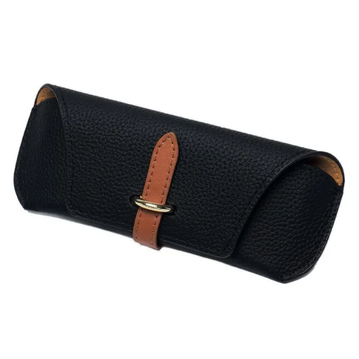 Puzdro na okuliare (ETL3) Čierne Techsuit - PU, 17 x 6,5 x 2 cm - 1