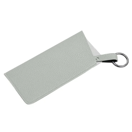 Ochranné puzdro na okuliare (ETN6) Techsuit - PU, 17.5 x 8.5cm - Teplá popolavo sivá - 1