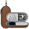 Puzdro na okuliare Techsuit ETJ3 - PU, 16,5 x 6,5 x 4 cm - Kakaová thumbnail