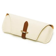 Techsuit ETL3 Puzdro na okuliare, PU, 17 x 6,5 x 2 cm, Swiss Coffee