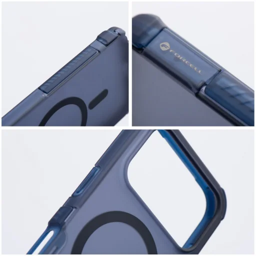 iPhone 17 Pro / 18 Pro Forcell F-Protect BumperX Premium MagSafe-kompatibilis sötétkék tok - 7