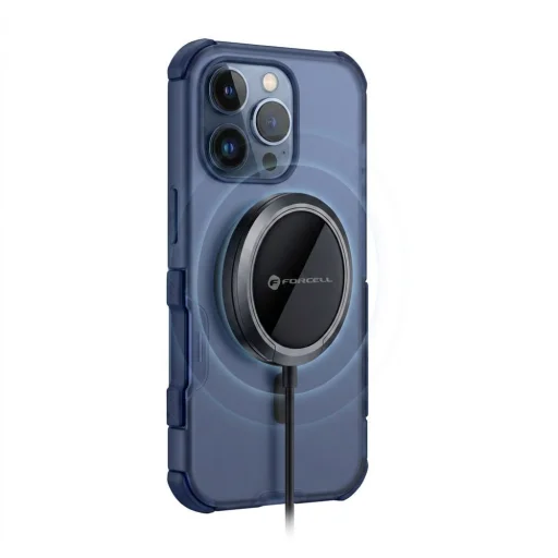 iPhone 17 Pro / 18 Pro Forcell F-Protect BumperX Premium MagSafe kompatibilné tmavomodré puzdro - 3