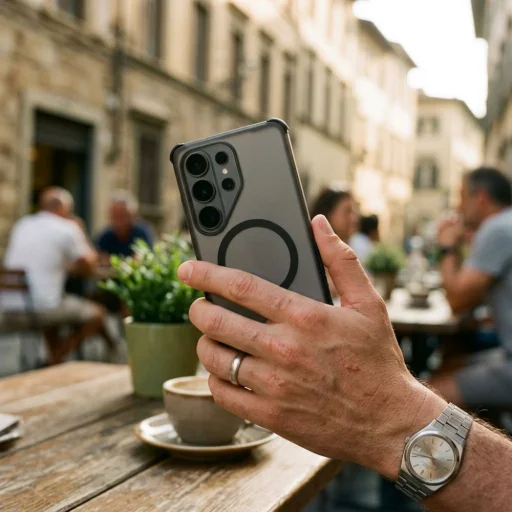 Samsung Galaxy A57 Forcell F-Protect BumperX Premium MagSafe kompatibilné čierne puzdro - 6