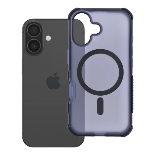 iPhone 16 Forcell F-Protect BumperX Premium tmavomodré puzdro kompatibilné s MagSafe - 1