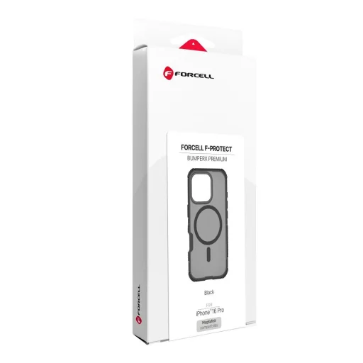 iPhone 16 Pro Forcell F-Protect BumperX Premium MagSafe kompatibilné čierne puzdro - 8
