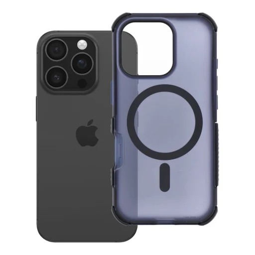 iPhone 16 Pro Forcell F-Protect BumperX Premium tmavomodré puzdro kompatibilné s MagSafe - 1