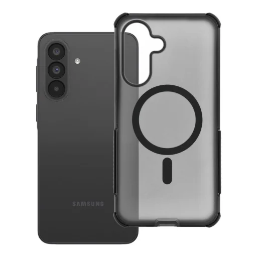 Samsung Galaxy A37 Forcell F-Protect BumperX Premium MagSafe kompatibilné čierne puzdro - 1