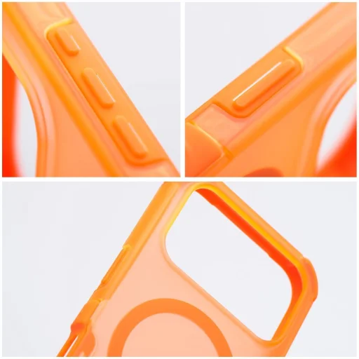 iPhone 17 Pro / 18 Pro Forcell F-Protect BumperX Premium oranžové puzdro kompatibilné s MagSafe - 7