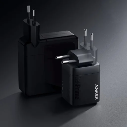 Anker - Sieťová nabíjačka GaN Prime (A2669313) - GaN rýchlonabíjačka 67W, 2x USB-C, EU - Sivá - 5