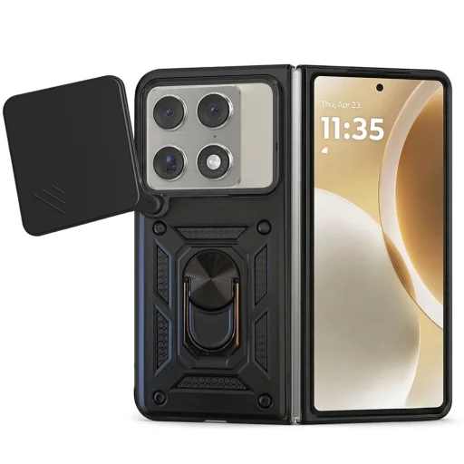 Techsuit - CamShield Series - Motorola Razr Fold - Čierne puzdro - 1