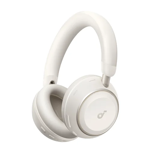 Anker - Vezeték nélküli fejhallgatók SoundCore Space 2 (D1402G21) - AI 3-Mic, Zajcsökkentés, Hi-Res Audio, LDAC, Nap mód - Fehér - 1