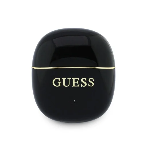 Guess Gold Line Glossy Classic Logo TWS bezdrôtové slúchadlá čierne - 2