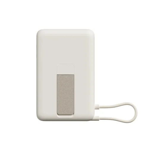 Xiaomi Mágneses Powerbank 33W 10000mAh Beépített USB-C Kábellel és Állvánnyal Bézs (BHR08PBGL) - 2