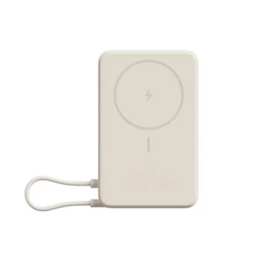 Xiaomi Mágneses Powerbank 33W 10000mAh Beépített USB-C Kábellel és Állvánnyal Bézs (BHR08PBGL) - 1