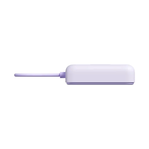 Xiaomi magnetická powerbanka 33W 10000mAh so zabudovaným USB-C káblom a stojanom, fialová - 3
