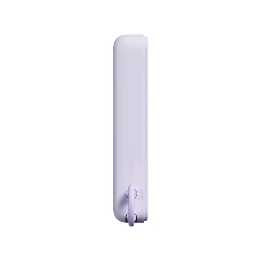 Xiaomi magnetická powerbanka 33W 10000mAh so zabudovaným USB-C káblom a stojanom, fialová - 5