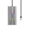 Orico XDR 12v1 RGB USB-C dokovacia stanica USB-A USB-C PD 100W 2x HDMI 4K 60Hz VGA RJ45 Gigabit čítačka SD a microSD kariet - sivá thumbnail