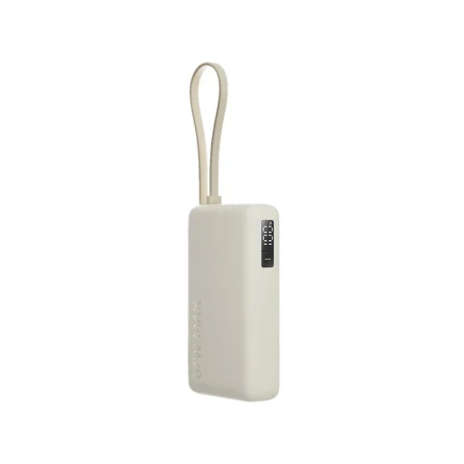 Xiaomi Powerbank 67W 10000mAh beépített USB-C kábellel Tan (BHR08O0GL) - 2