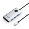 Orico PW11 6 v 1 dokovacia stanica USB-C 3x USB-A 3.0 1x USB-C 3.0 1x USB-C PD 100 W 1x HDMI 4K 30Hz - Strieborná thumbnail